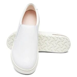 Birkenstock Women's Oswego Leather‎ Shoes White 41